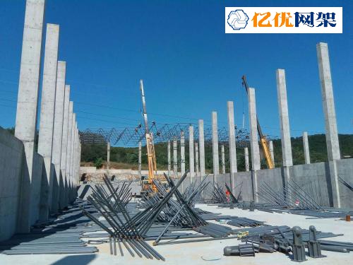 定西料棚网架设计